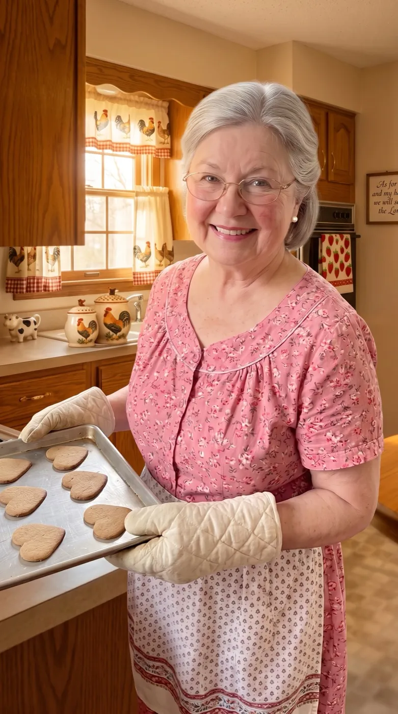 Goodness Granny smiling in her kitchen